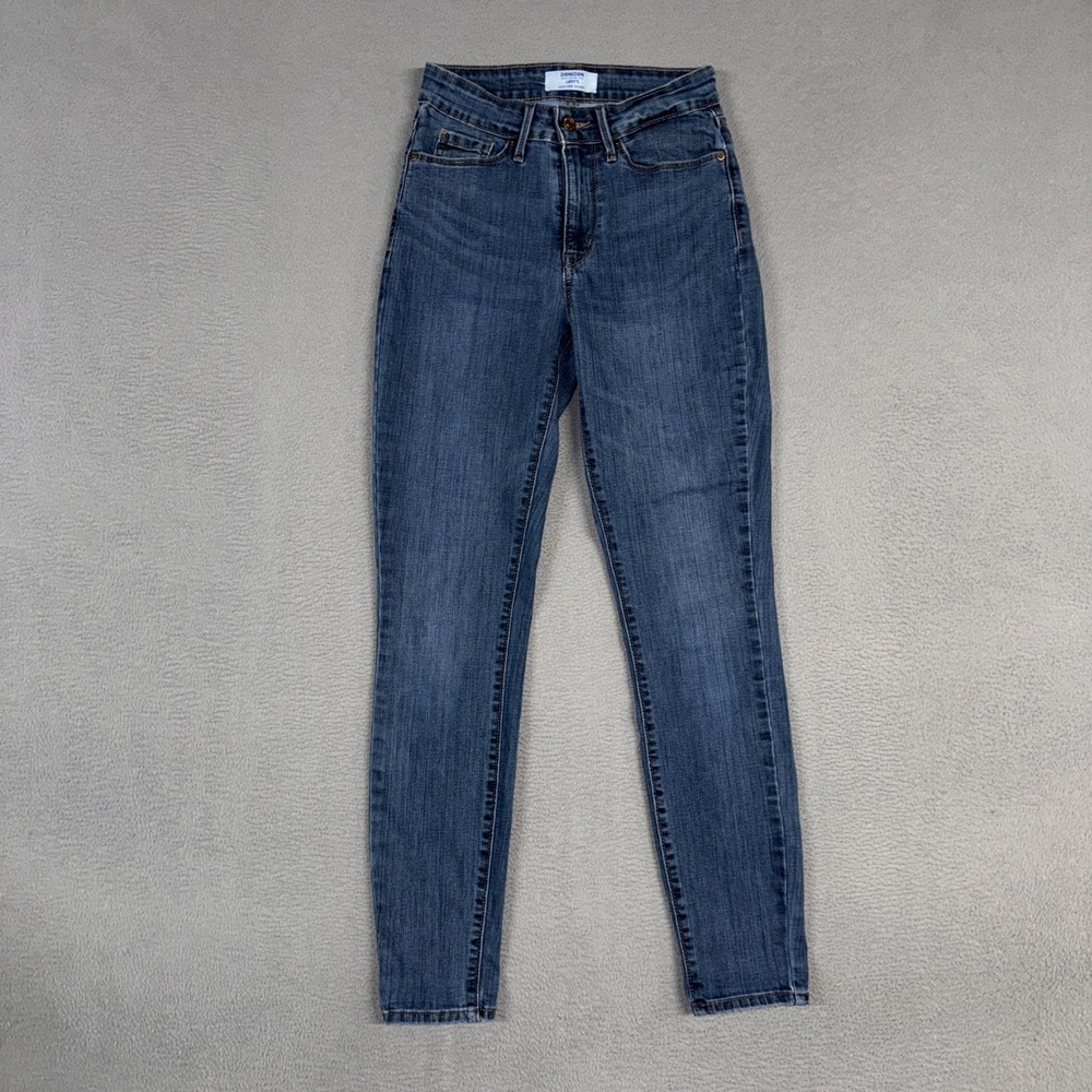 Denizen Levis Jeans Womens 2 Blue High Rise Skinny Stretch Distressed Denim
